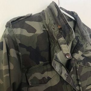 Green Camo Army Jacket
